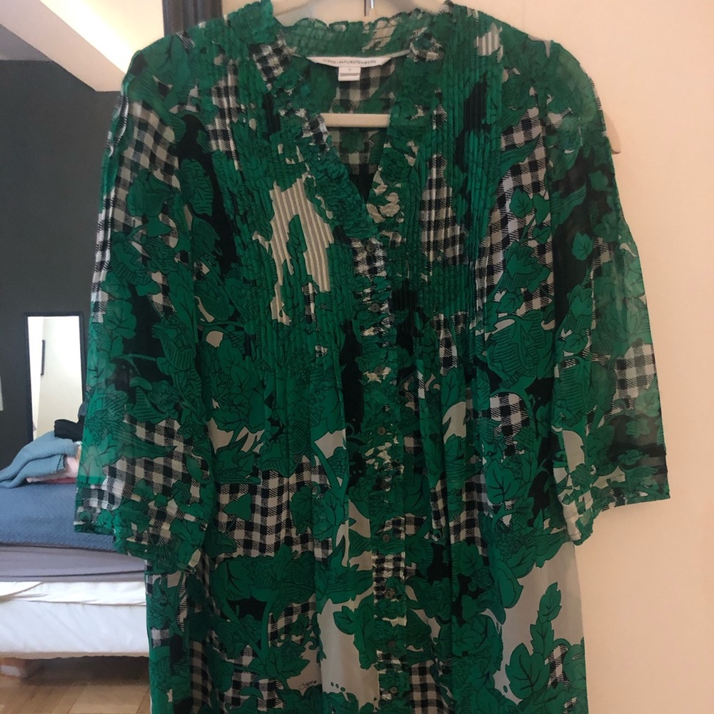 DVF shift slip dress